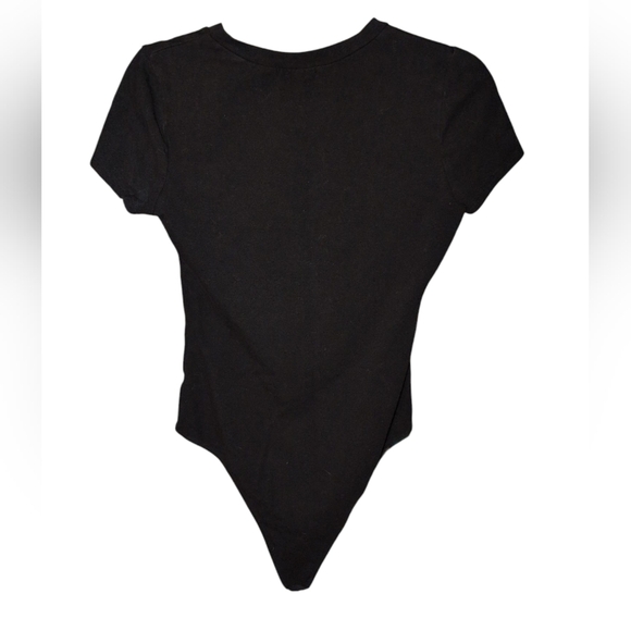 Reformation Leni black button down bodysuit - Picture 4 of 6
